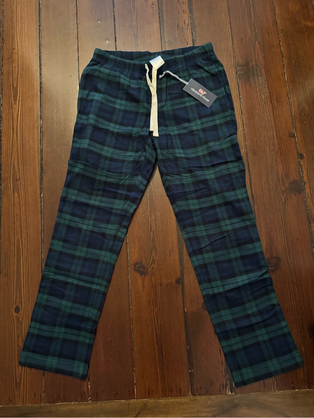 Vineyard Vines Men's Green & Navy Plaid Pajama Pants - XS New with Tags
